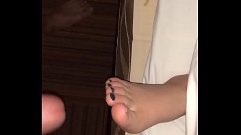 Preview 3 of Tow Cute Tgirl Hot Sex - Foot