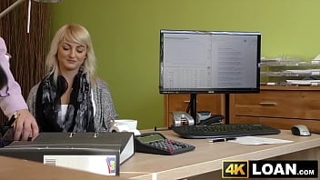 Preview 1 of Sakua Sena - Beautiful blondie bent over and fucked hard in office