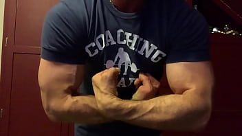Preview 3 of Granny Hairy Indian - BROLIC BICEPS FLEXING