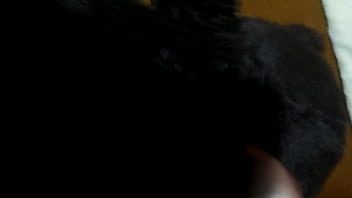 Preview 2 of Cum On My Bare Foot - Osos maduros negros grandes con pelos en el pito