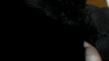 Preview 1 of Cum On My Bare Foot - Osos maduros negros grandes con pelos en el pito