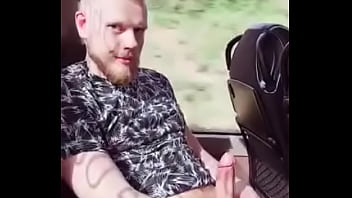 Preview 2 of Xoxoxo Misscool - Gay Sex Outdoor Bus Jerking Off