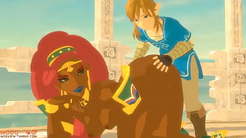 Preview 3 of Mom Sik Son Husband Porn Hot - Link and Urbosa The erotic short