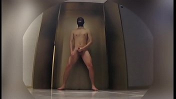 Preview 2 of Selingkuh Sma Tetangga - Hooded Straights Masturbate at Lift Lobby