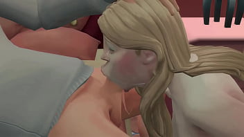 Preview 2 of Naughty Surfer Girls - She Keeps Sucking: Gooey &amp_ Intense Face Fuck