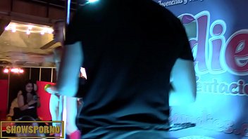 Preview 2 of V Videos Xxx Www Bf - Cuban brunette fucking monster dick on stage