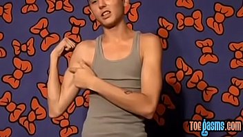 Preview 1 of Anal 4 - Pervy twink rests his juicy feet while masturbating solo