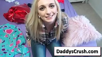 Preview 3 of Tube Dildo Atm - Casey Ballerini busty blonde play wit her body in need of cock