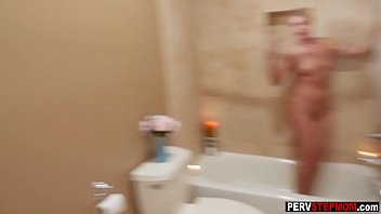 Preview 1 of Searchs3 With Me Page 1 - Horny MILF stepmom sucks a stepsons dick under a shower