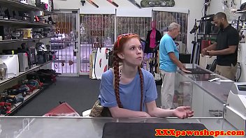 Preview 2 of My Mom Ask Me To Fuck - Young ginger pawnee riding big cock for cash