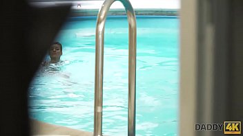 Preview 1 of Tantric Nude Yoga - DADDY4K. Beauty finally gets chance to make love with BF&#039_s old father