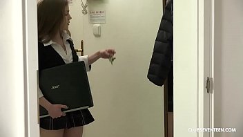 Preview 1 of Su Pan Htwar - Teenie tiny teen Mini Vanilli fucked HARD in her tight pussy