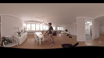 Preview 3 of 3 X 3 X Video - vrpornjack.com - chuby girl gets fucked on a table in VR