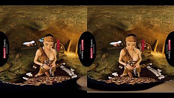 Preview 2 of Julie Vargas - RealityLovers - 10.000 BC in a Cave