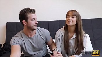 Preview 2 of Uvrishi Ruatlle - HUNT4K. Poor cuckold to see GF&#039_s nasty sex with skillful man
