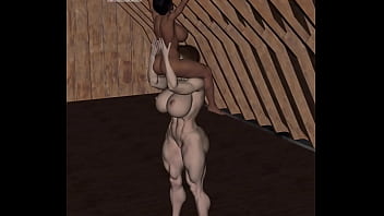 Preview 4 of Alisa Gapes - Angelina and Leila in the Barn