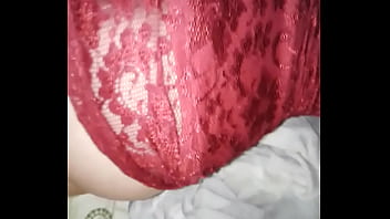 Preview 4 of Fate Reagam - Putita de vestido rojo se clava en mi verga