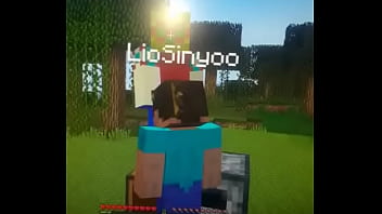 Preview 1 of Grilr On Grils - Me pagou um boquete no minescrafiti e olha no que deu