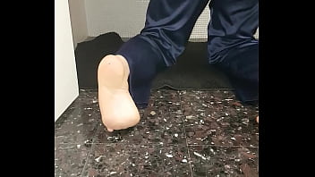 Preview 1 of Seachmaestra Teba - Me filling my ass with a big plug in Satinclothes