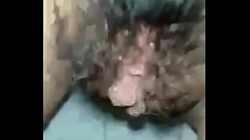 Preview 3 of Big Black Police Sexs - My fubu fingers herself in public bathroom part 2