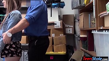 Preview 2 of Bisham Sax Xxx - Phantom pregnant teen thief punish fucked by a mall cop