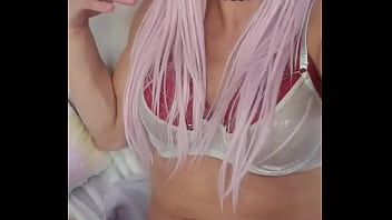 Preview 3 of Japan Sd Sex - My first FuFu clip chastity cage &amp_ DAYUM does it feel amazing w/ a Hitachi Magic Wand on my fake clit &amp_ pussy.I w...