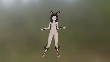 Preview 3 of Xxx Bf Assam - GBF Scathacha Hentai Nude Pokedance Song NSFW MMD 3D Black Hair