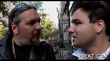 Preview 1 of New Beeg 2018 Oil - Horny elderly man gets it on in the amsterdam redlight district