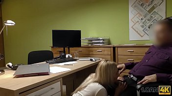 Preview 2 of Seachbm Forced - LOAN4K. All debts of silly hottie can be paid with sex with agent