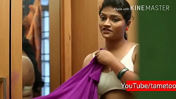 Preview 3 of Joi Teens Accent - indian bhabhi south indian clothes bra change white