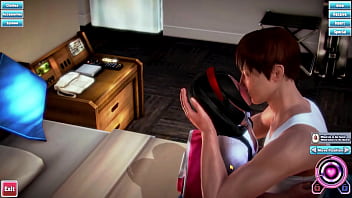 Preview 1 of Midnight Photoshoot - latin teen fucked by white man Honey select Hentai 3d