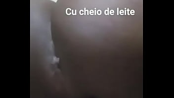 Preview 3 of Tante Kosan - Trans puta com o cu cheio de  leite