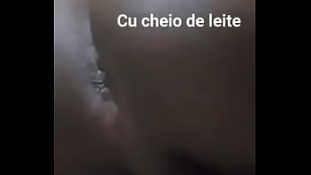 Preview 4 of Tante Kosan - Trans puta com o cu cheio de  leite