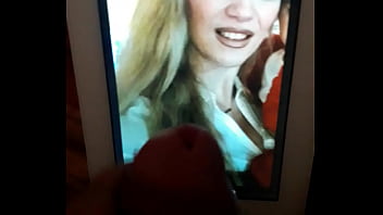 Preview 2 of Mom And Dauter And Firend - Masturbate and huge Cum on tablet for a friends hot wife no2