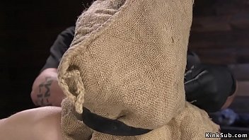 Preview 1 of Mon Xxx Hd Videos - Slave with b. on a head in device bondage