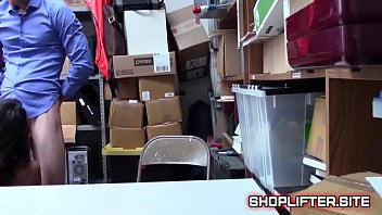 Preview 3 of Big Tits Rape Porn - Pierced Nipples Naughty Thief Amateur Backroom Sex