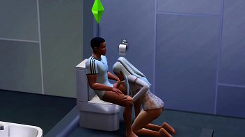 Preview 2 of Downlod Xnx Vidio - Boquete no banheiro - The Sims 4