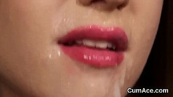 Preview 1 of Romeela Dndn Xxx - Unusual bombshell gets cumshot on her face swallowing all the semen