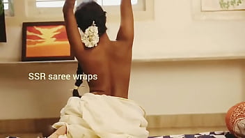 Preview 2 of Rotharige Oma - Indian girl topless in saree