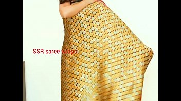 Preview 2 of Mullu Xx Video - Telugu aunty saree satin saree  sex video part 1