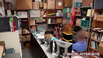 Preview 4 of Kajal Sex Hd Videos - Brunette Thief Bitch Needs Help From Corrupt Officer