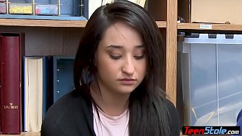 Preview 3 of Ww Cata Com - Brunette teen suspect barter fucked by a security guard