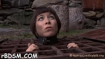 Preview 2 of Seachmila Moire - Fastened up beauty waits with fear for her next sexy t.