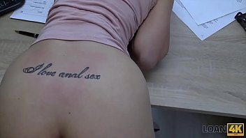 Preview 3 of Oer N Laa - LOAN4K. Kristy Black wants own tattoo saloon so has to sell pussy