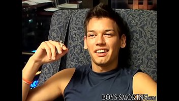 Preview 2 of Www Sex Video Xxx 2019 - Deviant young smoker solo strokes until unleashing jizz