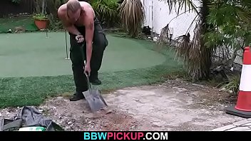 Preview 1 of Real Strapon Husband - He seduced by cock-hungry blonde plumper
