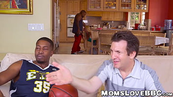 Preview 2 of Man Vs Woman Discovery - Big breasted MILF smashed by black basketball players