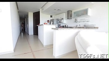 Preview 1 of Sex Anak Andergron Indonesia - Hot ladyboy whore gives a throat job and gets ass smashed