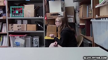 Preview 1 of Big Penis Jav - Poor shoplyfter Gracie May Green she need to suck a big cock for a payback!