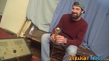 Preview 1 of Apana Se Xxnx 14 Your - Bearded straight hunk lubes his little dick and jerks off